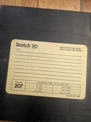 Lot 6 of Scotch 207 Hard Case Reel To Reel Tapes USED Vintage Recording Classic