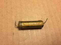 Vintage Aerovox Wax Capacitor .047 uf 400v guitar tone cap 1950s