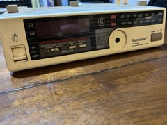 GE SPACEMAKER AM/FM RADIO 7-4230A Under Cabinet Mount Vintage – Tested & Working