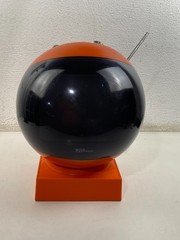 Vintage JVC Videosphere Nivico TV Retro Space orange