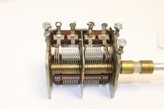 SET OF 3 – DRAKE TR‑4C – AIR‑VARIABLE CAPACITORS — ORIGINAL TRW & JOHNSON PARTS