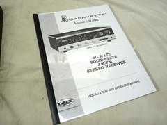 Lafayette LR-100 Stereo Receiver Vintage Japan 1970 *SEE VIDEO* Awesome Shape