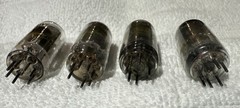 4- FoMocoFord Motor Co Tubes-6AV6, 6BE6, 6BD6 (2) Tube Radio, Amp, TV-Test Good