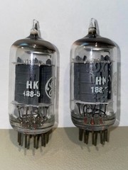 Pair of 5963 GE tubes, new