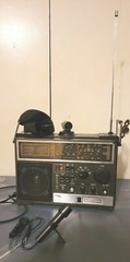 Electro Brand 2961 AM FM CB TV Shortwave Weather Multiband Radio Cassette & Mic
