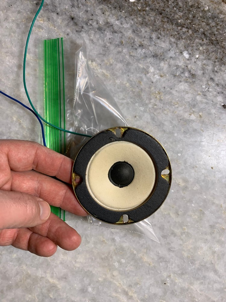 Replacement Vintage KLH “Reference” Floor White 3.0 Inch Tweeter Speaker 118035B