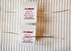 PAIR – TWO – Mundorf MCap EVO Aluminum Oil Capacitor Cap 10uf 10 uf 450VDC