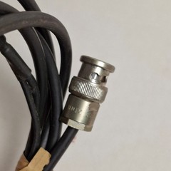 Bendix BNC 30220-1 Male/Mueller BU-60 Alligator/Insulator Clips Test 63″ Cable