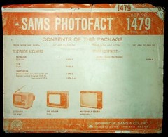 Photofact Schematic Folder 1975 #1479 Catalina 122-4001 & JVC 7130 030625WNON-21