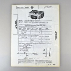 Ford 75MF Automobile AM Radio Receiver Manual SAMS Photofact 353-6