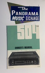 Vintage McIntosh C-504 Stereo Amplifier Owner’s Manual