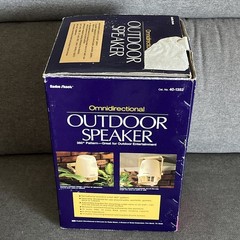 Radio Shack Omnidirectional Speaker Outdoor/Indoor 40-1352 1996 Patio Shed New