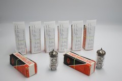 2 PCS 6J32P/ EF86 . Strong Test. Pentode. By Etracer.Svetlana.Original Box.NOS