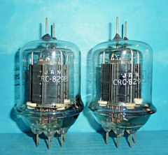 2 RCA JAN-CRC 829B VHF Dual Beam Power Tetrode Tubes Guaranteed