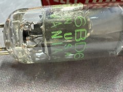 Tested Vintage SYLVANIA 6BA6 Vacuum Tube USA Strong