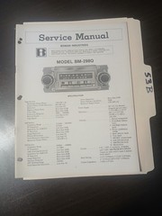 Boman BM 298Q Service Manual Original Repair Book Radio
