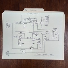 RARE VINTAGE ELECTRO-HARMONIX FUZZ-WAH SCHEMATICS
