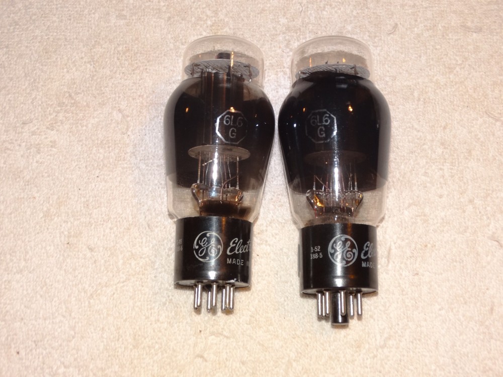 2 x 6L6G G.E. Tubes*Super Strong Matched Pair* #8