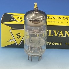 JHS Sylvania 12AT7WA, ECC81, 12AT7 3 Mica, Maxi-Preamp II Test = NOS BN4428
