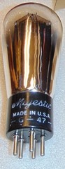 VERY RARE NOS MAJESTIC LARGE GLOBE TUBE CUP GETTER TYPE G- 47 / 147 247 ENGRAVED