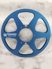 2X Standard 10.5″ PIONEER Red 1/4″ Empty Tape Reels For R2R Tape Recorders