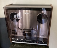 Vintage Teac 3300 Reel to Reel Recorder Tinted Plastic Dust Cover **Only