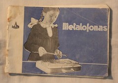 OLD VINTAGE METALLOPHONE INSTRUMENT USER MANUAL INSTRUCTIONS LITHUANIA USSR 1973