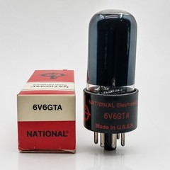 New old stock National-branded 6V6GTA power tube, Russian