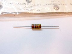 ALLEN BRADLEY 180 ohm RCR 2 watt 5% Carbon Comp Resistor(1)