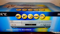 Sony SLV-N750 Hi-Fi VHS Player Home Theater Size with Flash Rewind NEW in BOX