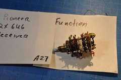 Pioneer QX-646 Receiver Replacement Parts Function Switch