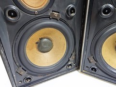 Pair Bang and Olufsen Beovox S45-2 Speakers – Used, Working Has Scratches