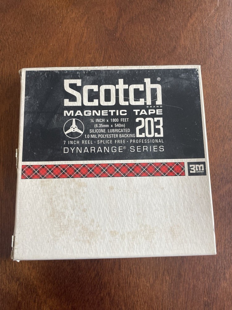 Scotch Dynarange Reel to Reel Magnetic Tape, 203 7 Inch