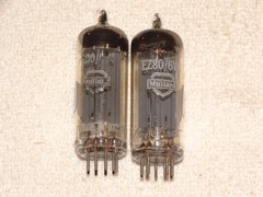 2 x Mullard 6V4/EZ80 Rectifier Tubes*Very Strong Testing*#R2
