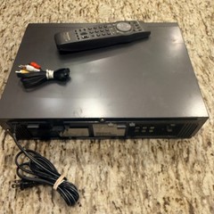 Panasonic PV-7451 Omnivision Blue Line VHS with Remote and RCA Cables- Tested