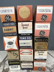 15 Vintage Vacuum Tubes – All NOS (New Old Stock)
