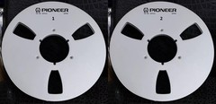 One Pair 10.5” black Pioneer Tape reel High Quality Aluminum Take Up Reel