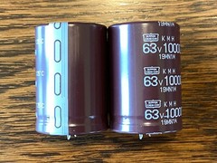 2 Replacement Main Filter Capacitors Marantz 2235 Chemi-Con 10000 uf 63v 35mm
