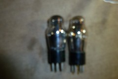 2 – 25Z5 Glass Amplifier Vacuum Tubes Item #314