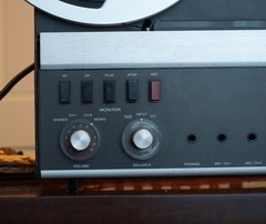 Revox A77 MKIII 4-Track 3.75/7.5 IPS w/ Takeup Reel and NAB Adapters