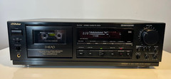 VICTOR TD-V707 3-head Stereo Cassette Deck AC100V 50Hz/60Hz Black Japan