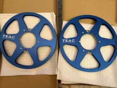 10.5 inch Metal Reels Teac Pair Blue