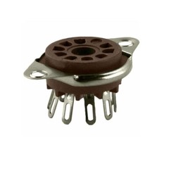 (5PCS)- 9 Pin For Belton Socket, Bottom Mount Micalex .75″ Chassis Hole HOT