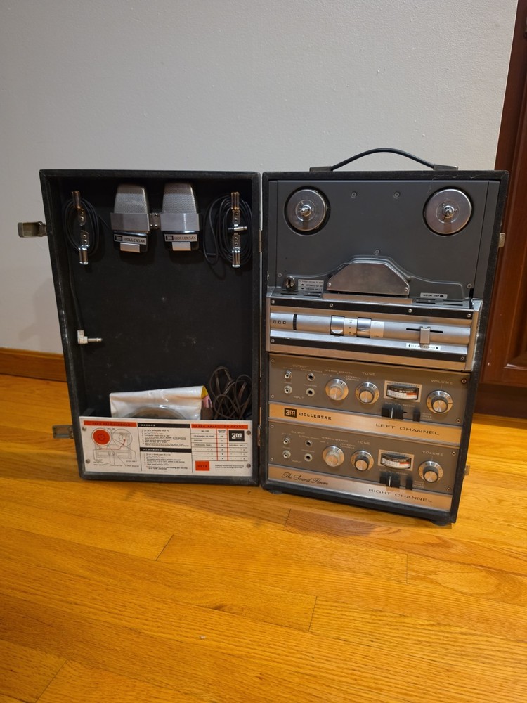 Wollensak The Sound Room T-1980 Stereo Reel-to-Reel Tape Recorder AS-IS