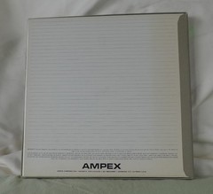 Ampex 407 R to R Pro Mastering Audio Tape 1/4″ X 3600′ 10.5″ Metal Reel NAB Hub