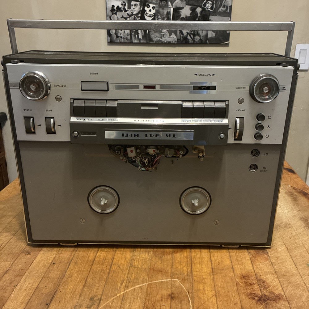 VINTAGE GRUNDIG TK341 HI-FI STEREO TUBE REEL TO REEL TAPE RECORDER