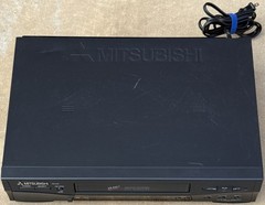 Mitsubishi HS-U446 Hi-Fi VHS VCR Player Recorder Tested And Working No Remote
