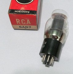RCA 6AD7G – NOS/NIB – KG (1957) DATE CODE – TESTED – SUB FOR 6F6G