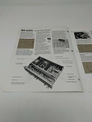 Vintage Technics SA-5370 Stereo Receiver Brochure Pamphlet Booklet 1970’s