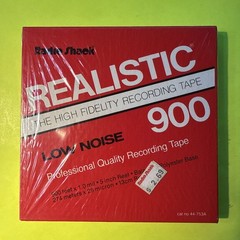 NOS Realistic Radio Shack Magnetic Recording Tape 900′ 5in Reel 44-753A